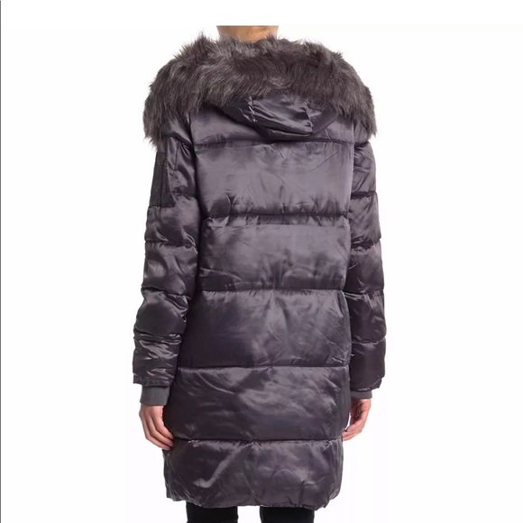 Jessica Simpson Women's Winter Hooded Puffer Coat - Picture 2 of 5